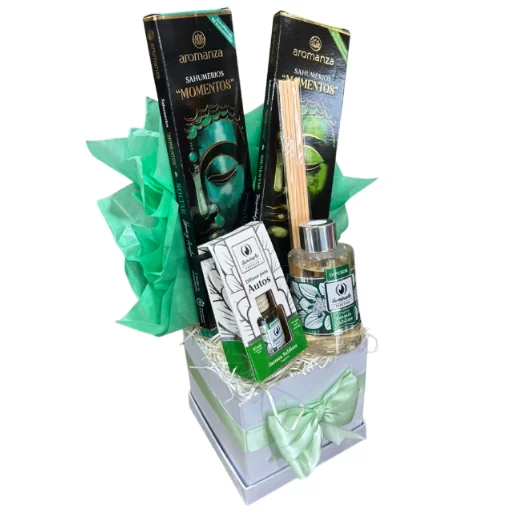 Box de sahumerios y aroma verde